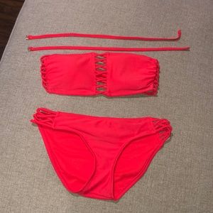Coral bikini- worn once